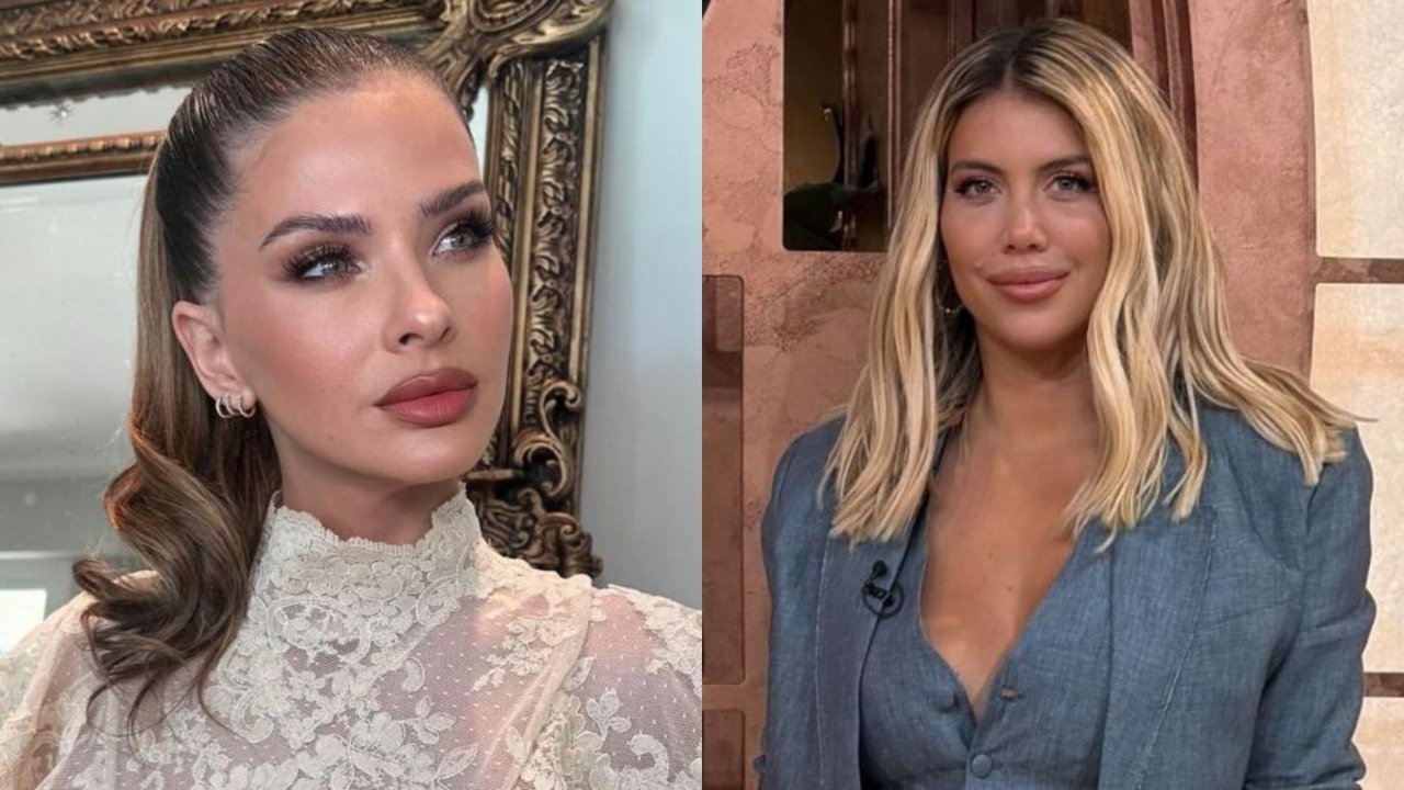 Juli Poggio saluda a Wanda Nara en MasterChef Celebrity