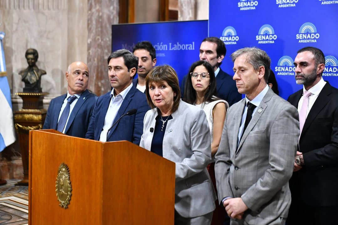 Sesión en el Senado de la Nación Argentina