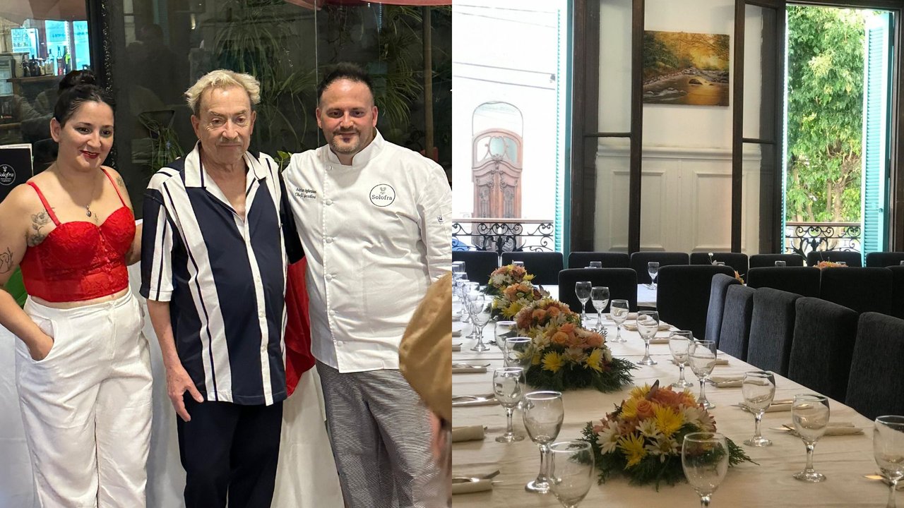 Famosos celebran el aniversario del restaurante Solofra en Avellaneda