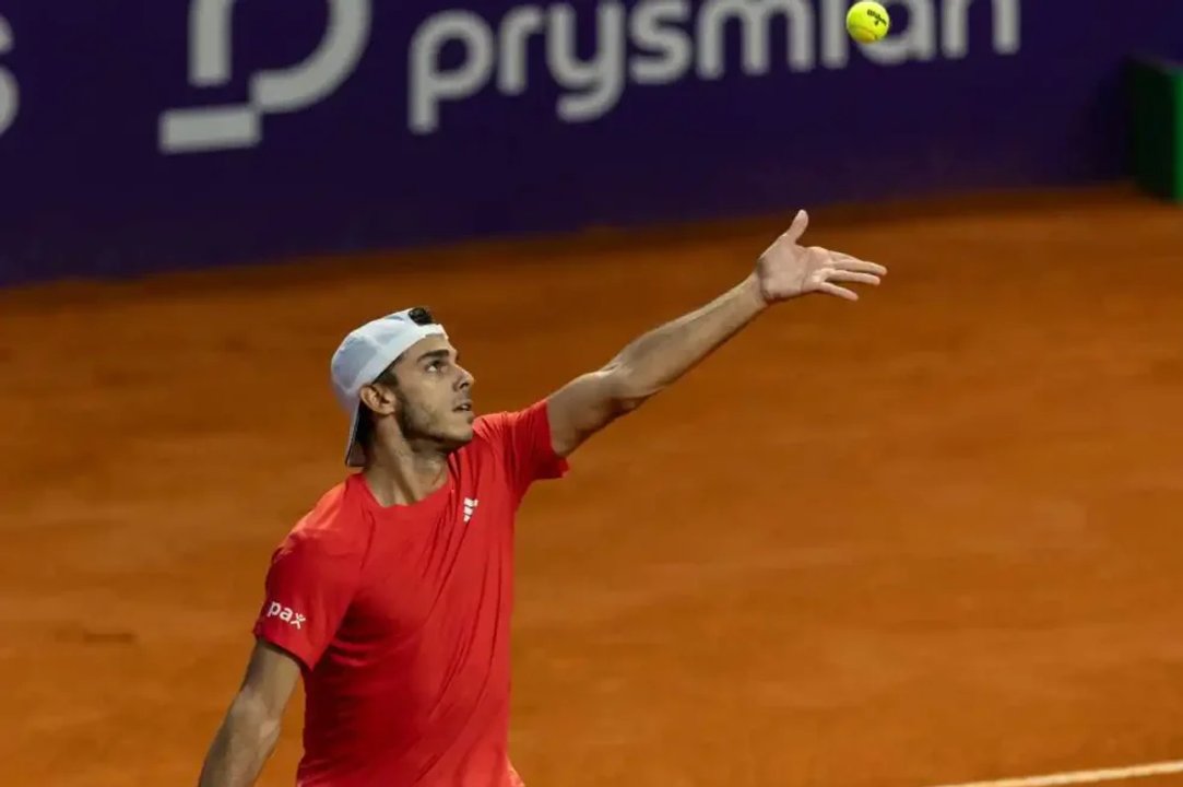 Tenistas durante una jornada del Argentina Open en Buenos Aires