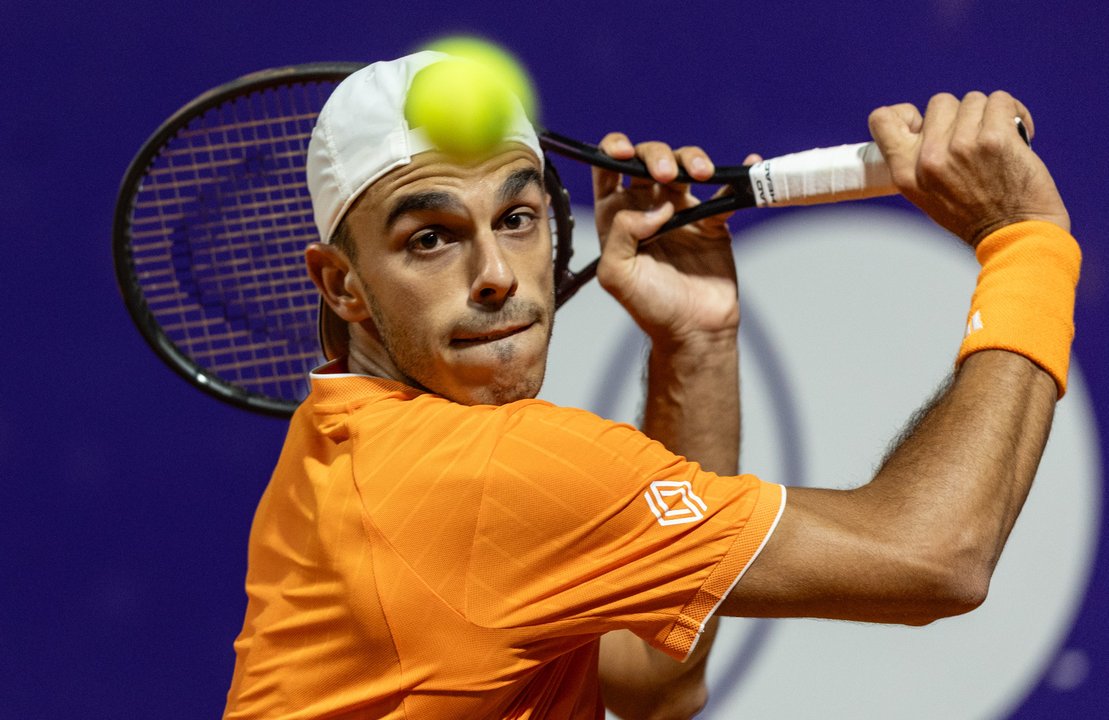 Francisco Cerúndolo celebra su triunfo en el Argentina Open