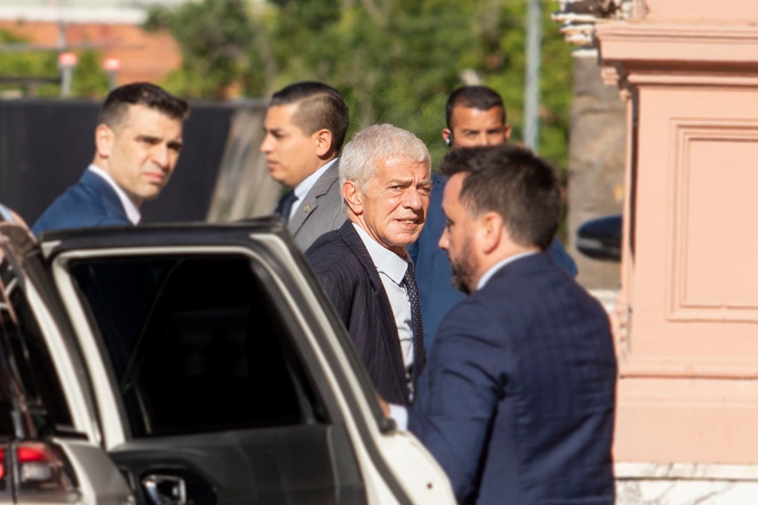 Mariano Cúneo Libarona durante declaraciones sobre el régimen penal juvenil