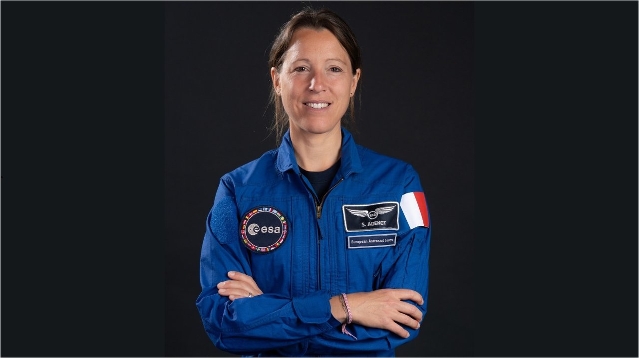 La astronauta francesa Sophie Adenot antes de su misión Crew-12