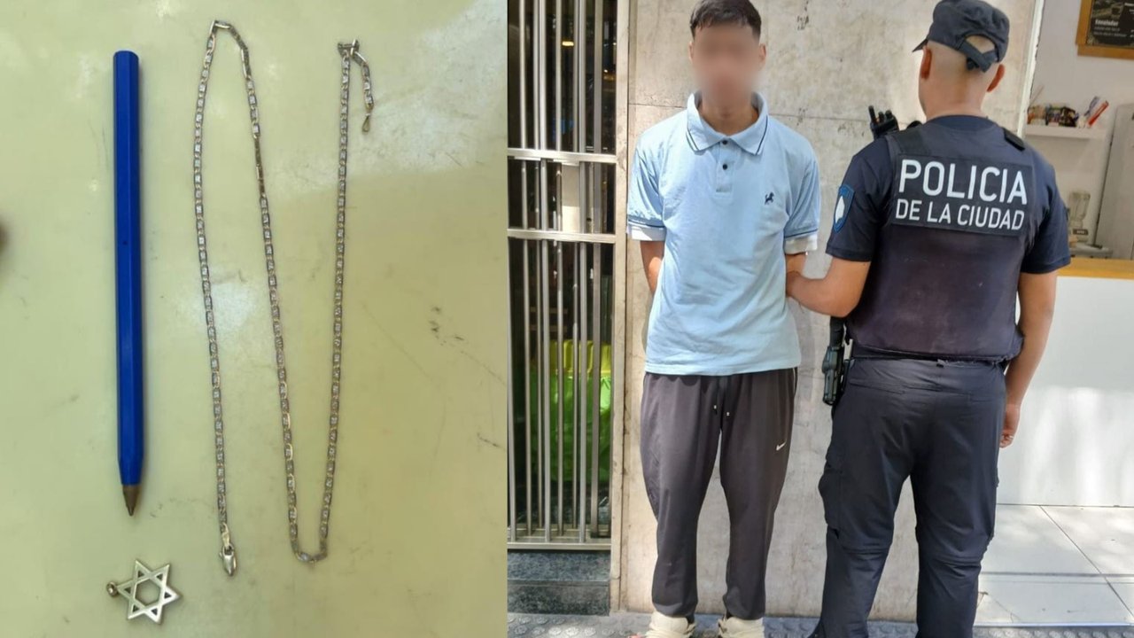 Operativo policial en el microcentro porteño