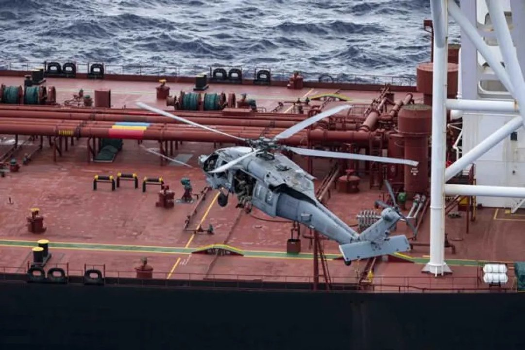 Buque petrolero interceptado por fuerzas de Estados Unidos en alta mar