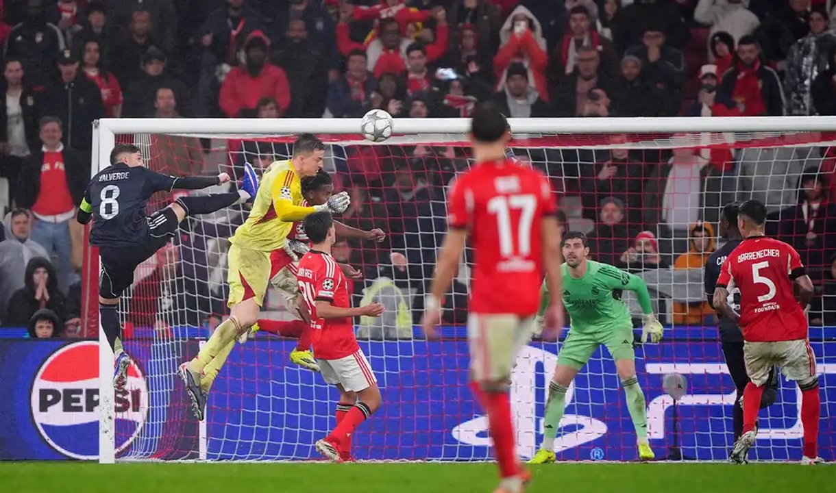 Benfica y Real Madrid se enfrentan en Lisboa por los playoffs de la Champions League