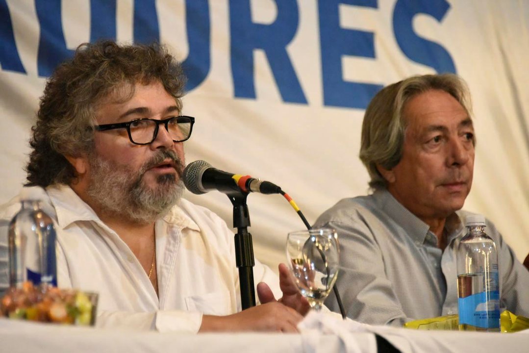 Dirigente aceitero Daniel Yofra durante una entrevista