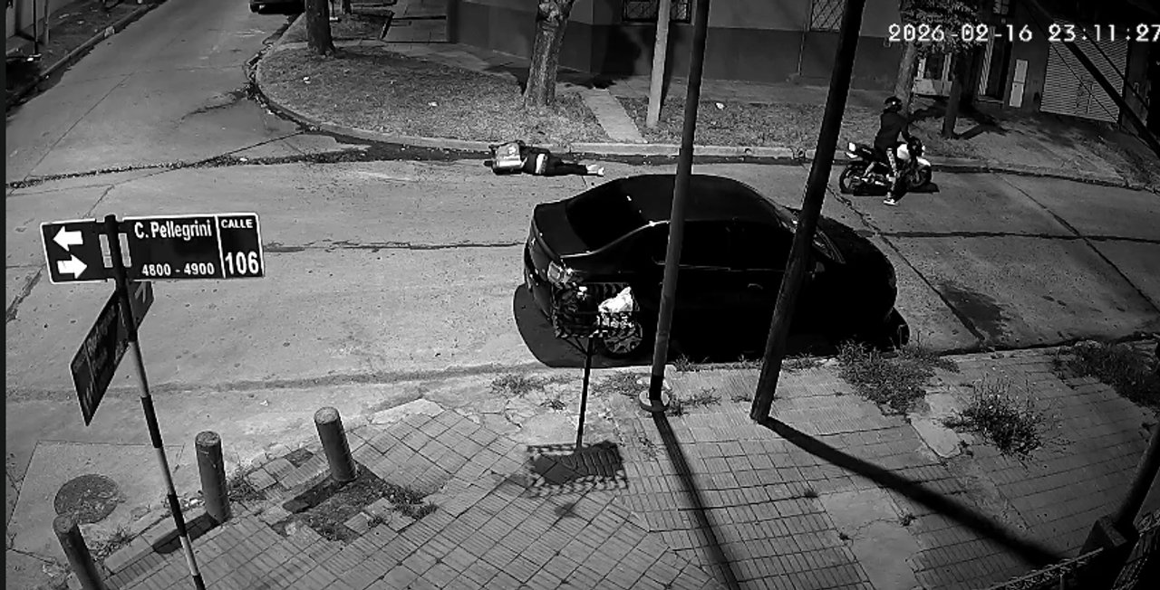 Patrullero de la Policía Bonaerense en operativo