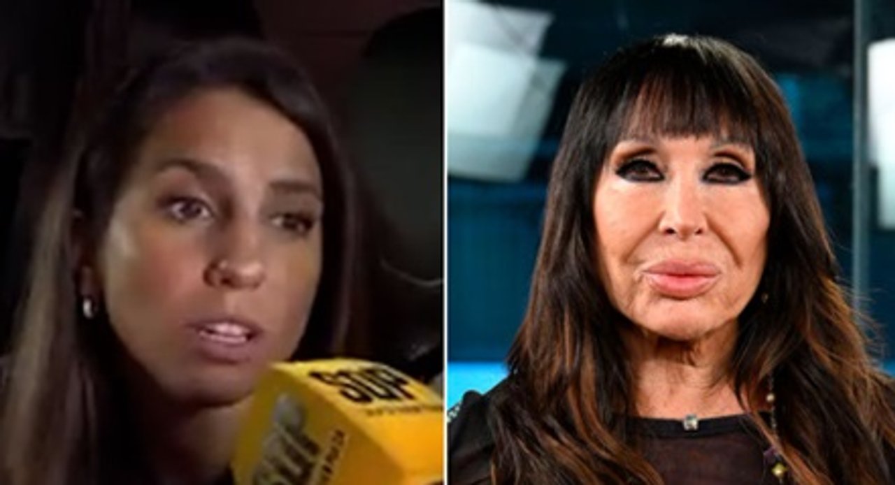Cinthia Fernández y Moria Casán en medio de un tenso cruce televisivo