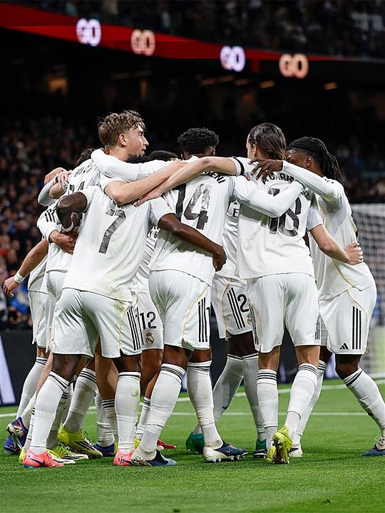 Acción de un partido de LaLiga de España