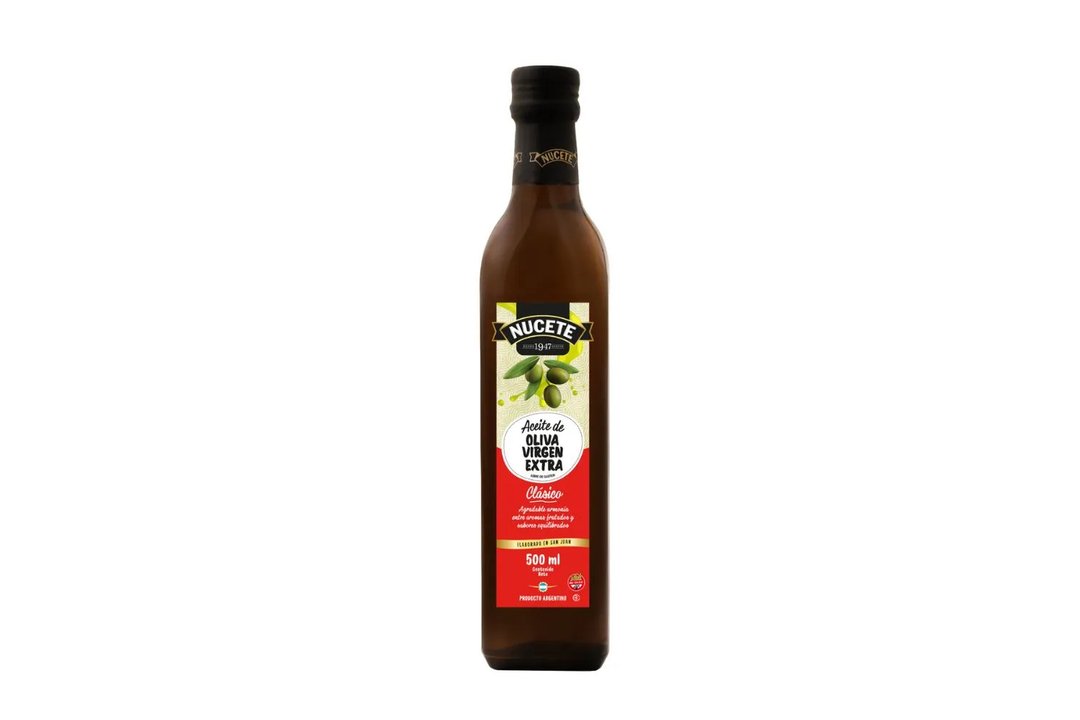 Botella de aceite de oliva Nucete investigada por ANMAT