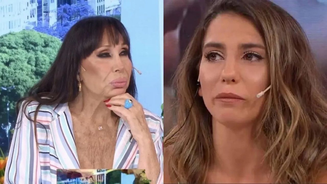 Cinthia Fernández y Moria Casán en medio de un fuerte cruce mediático