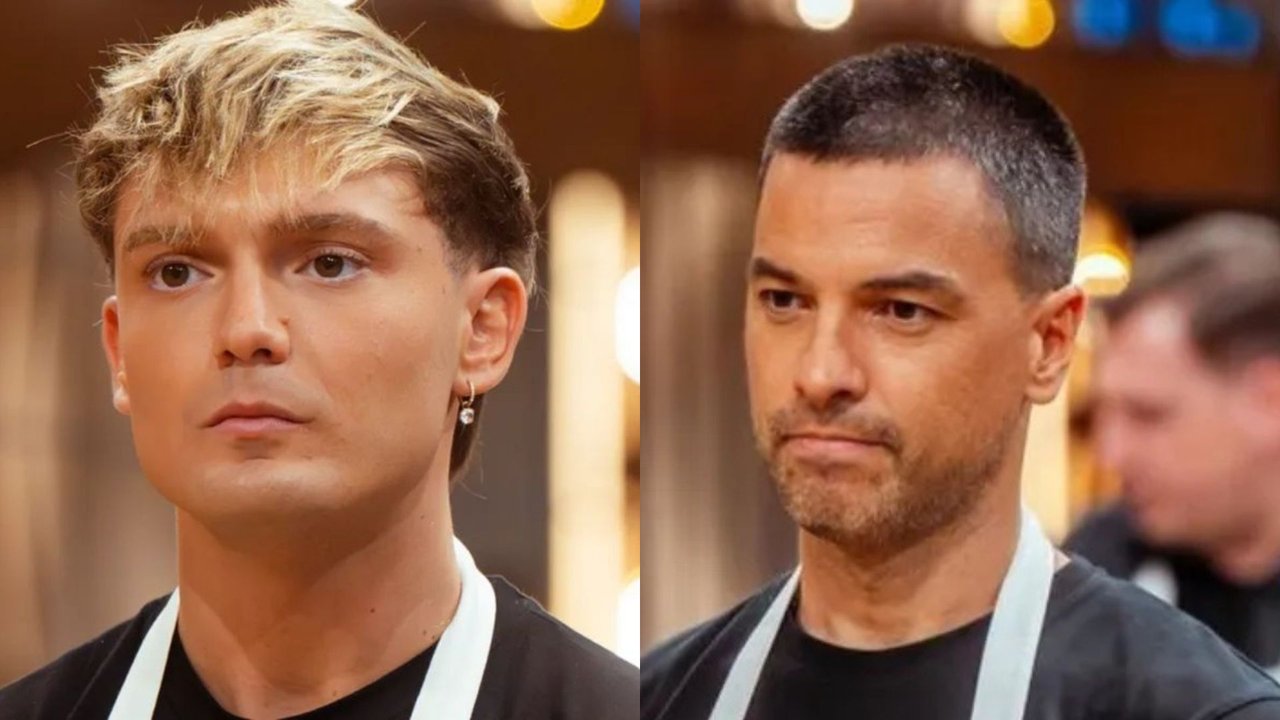 Ian Lucas y el Chino Leunis en MasterChef Celebrity