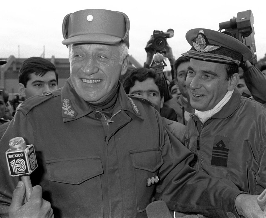 El entonces príncipe Andrés durante la Guerra de Malvinas