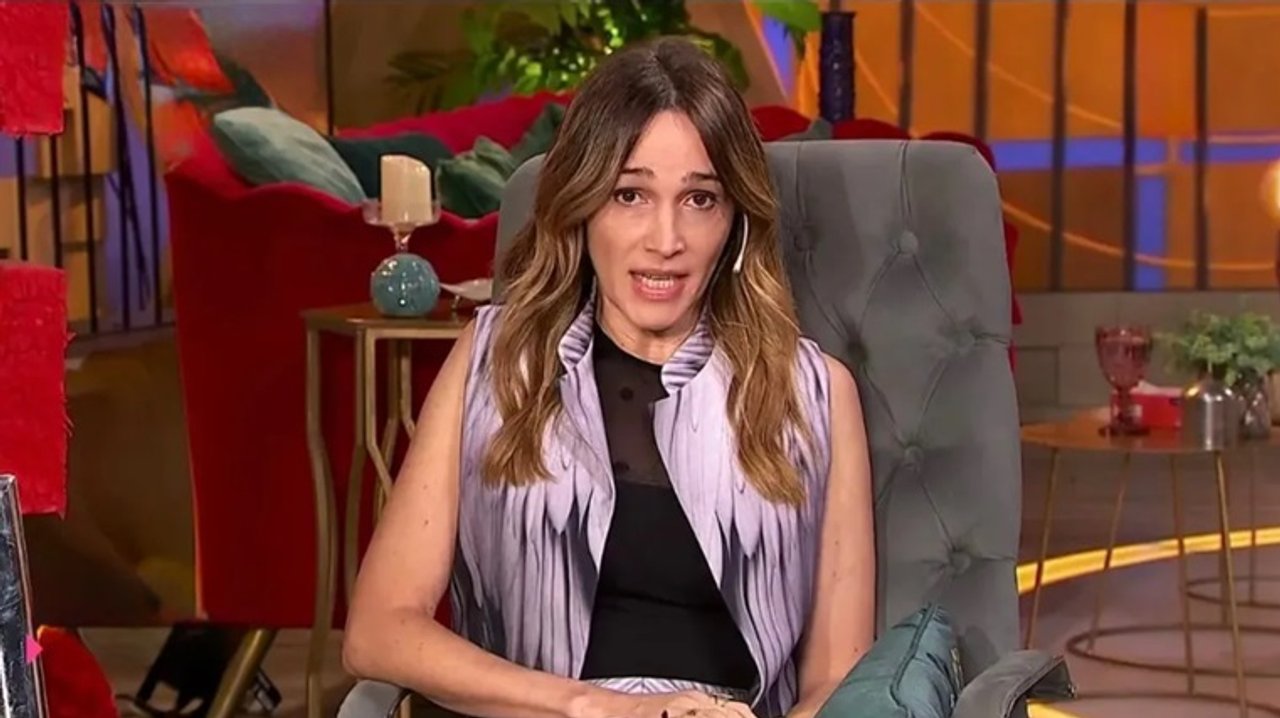 Verónica Lozano durante su programa de TV analizando la reforma laboral