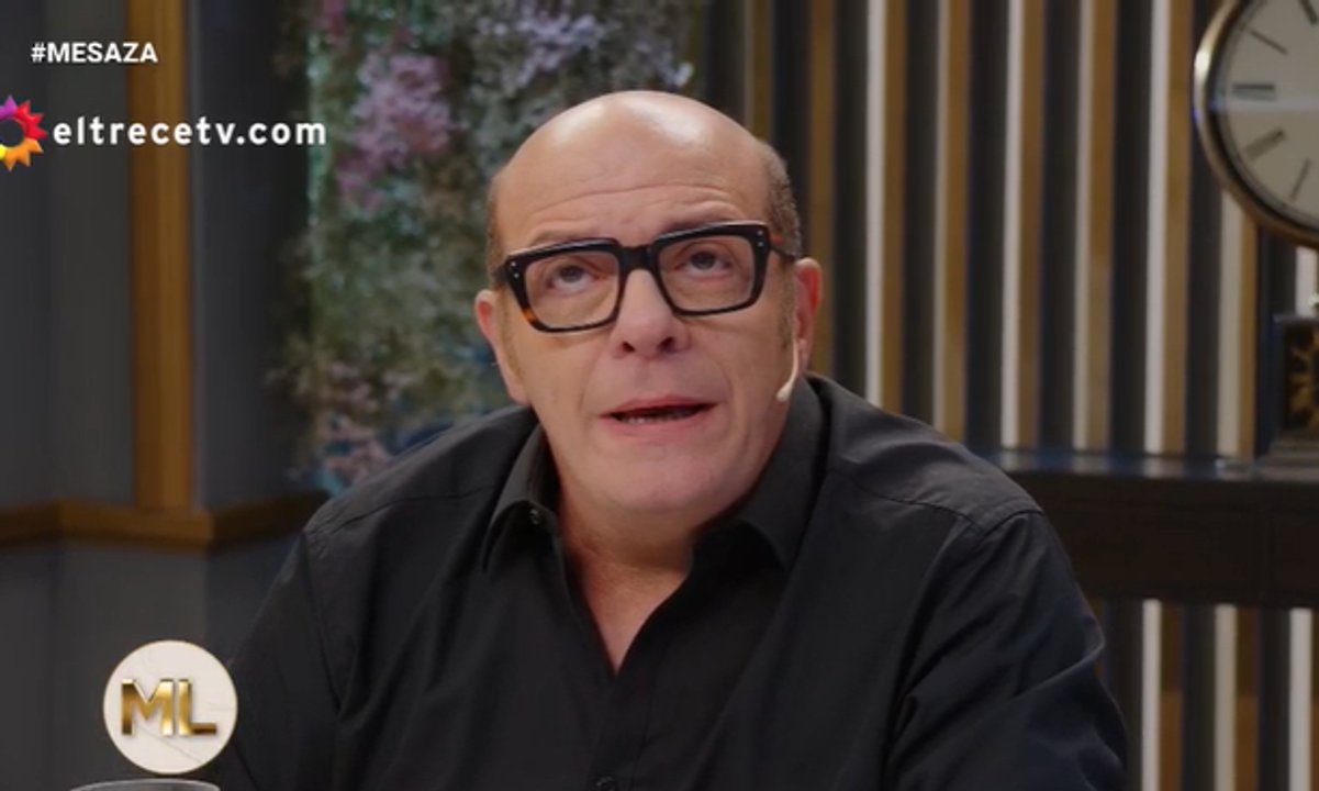 Martín Campi Campilongo durante una entrevista televisiva