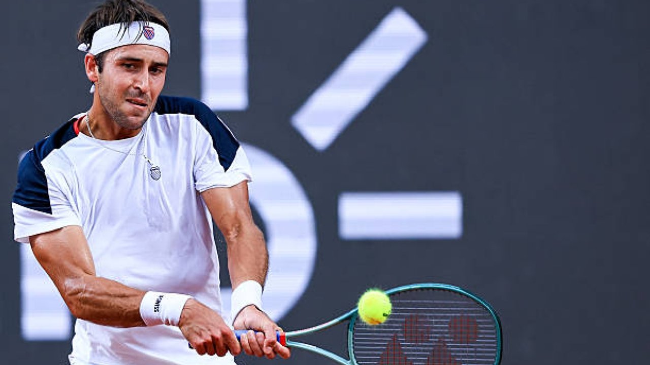 Tomás Etcheverry durante el ATP 500 de Río de Janeiro