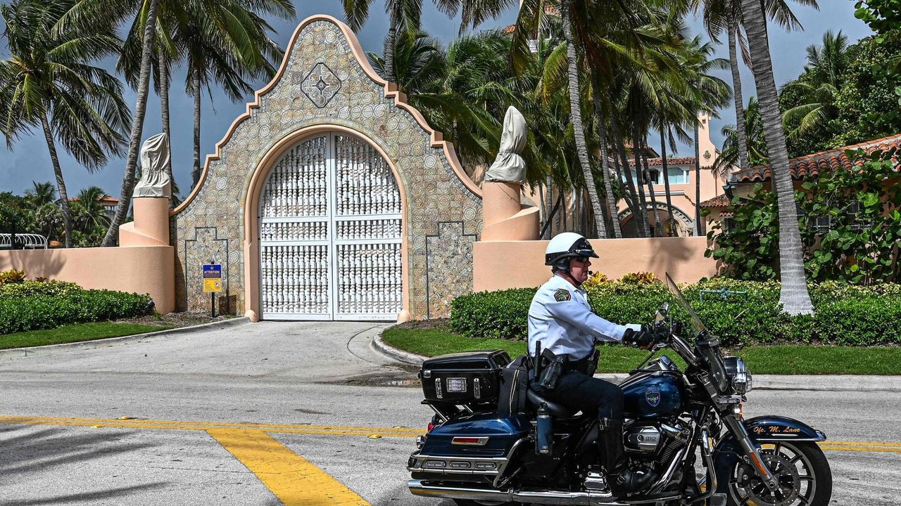 Vista del complejo Mar-a-Lago, residencia de Donald Trump en Florida