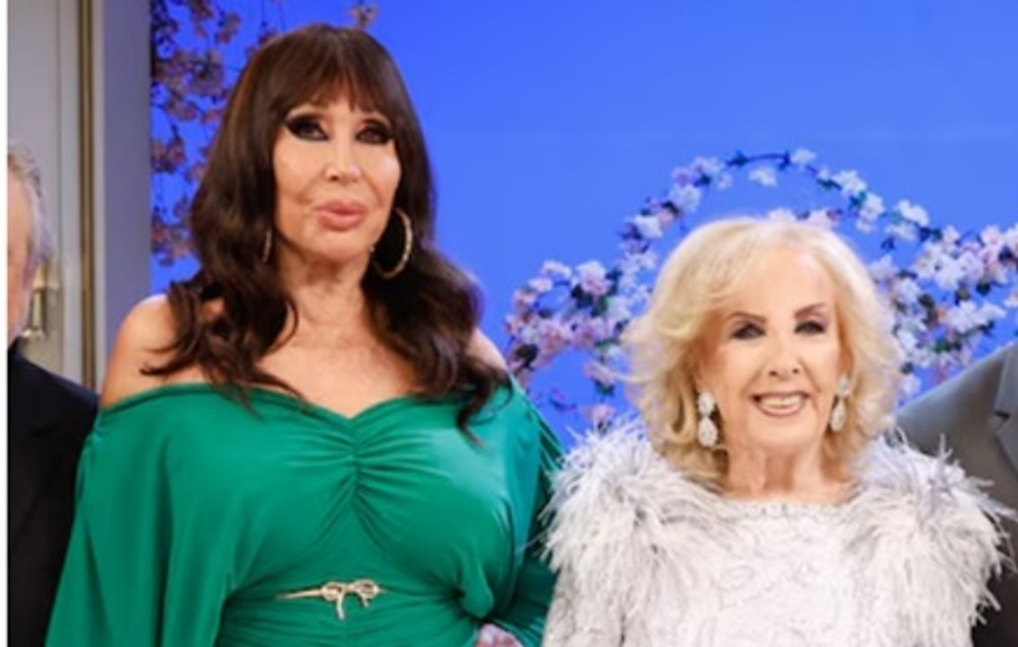 Moria Casán homenajea a Mirtha Legrand por sus 99 años