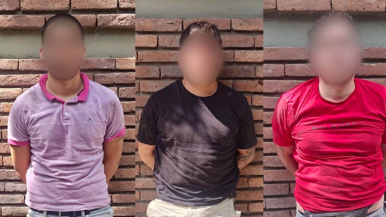 Objetos incautados a la banda detenida en Palermo