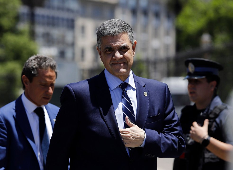 Jorge Macri durante la presentación del Mapa del Delito 2025