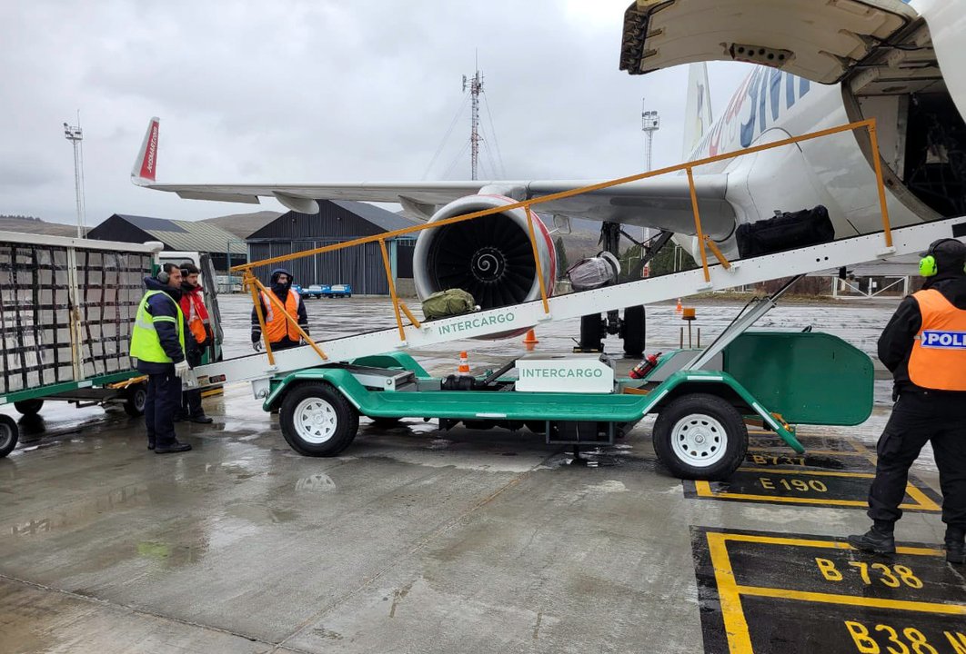 Servicio de rampa de Intercargo en aeropuertos argentinos