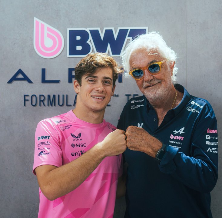 Briatore destaca a Colapinto y su futuro en Alpine