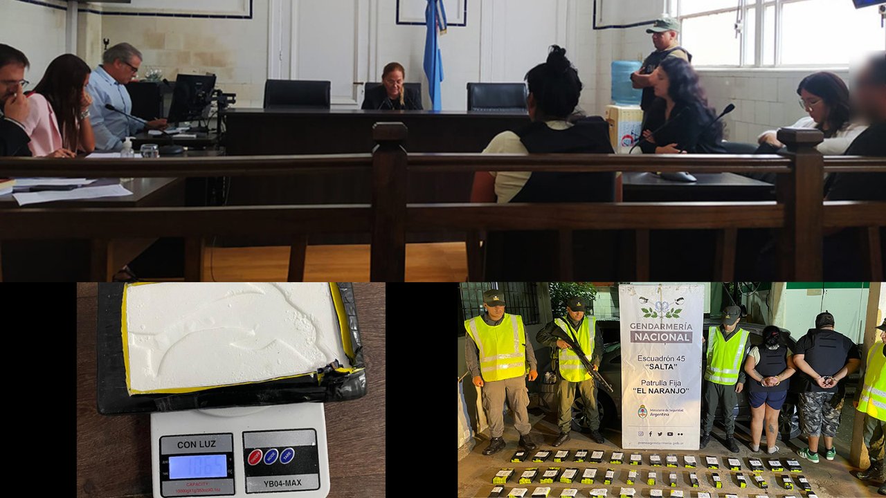 Secuestro de cocaína realizado por Gendarmería Nacional en Salta