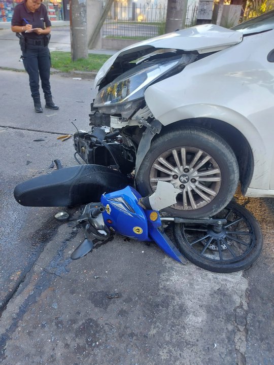Accidente de tránsito en City Bell, La Plata