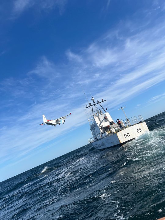 Operativo de búsqueda de Prefectura Naval Argentina en Río Negro