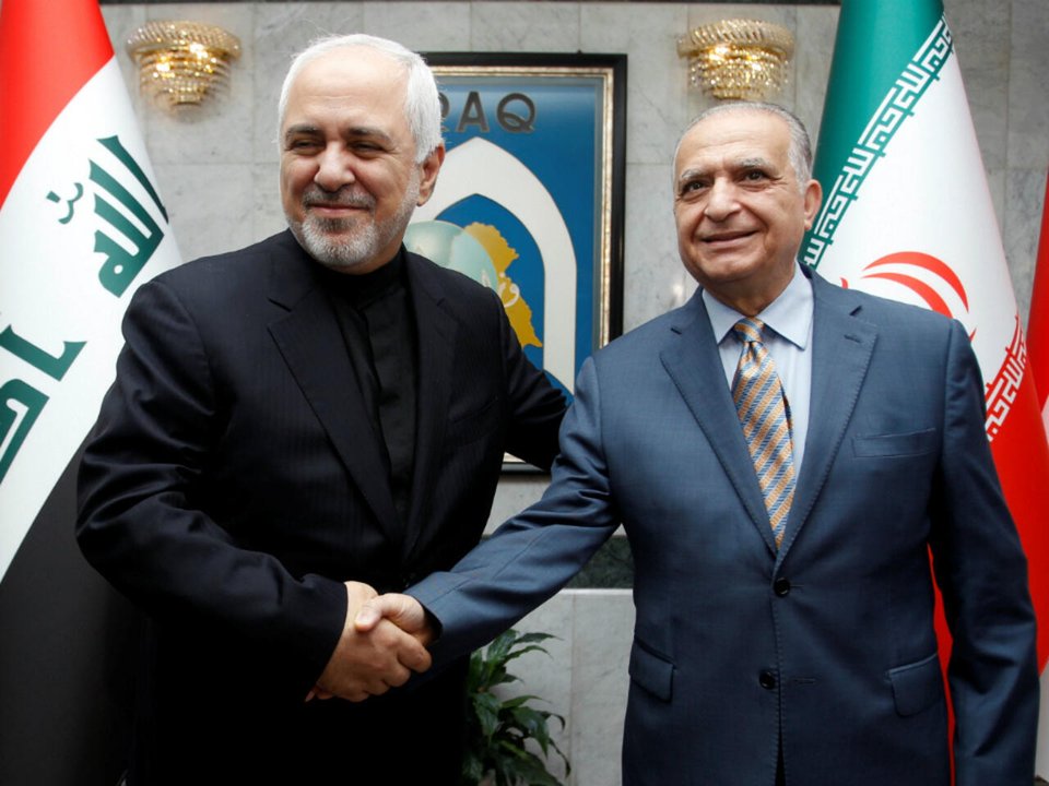 Reunión diplomática entre los cancilleres de Irak e Irán