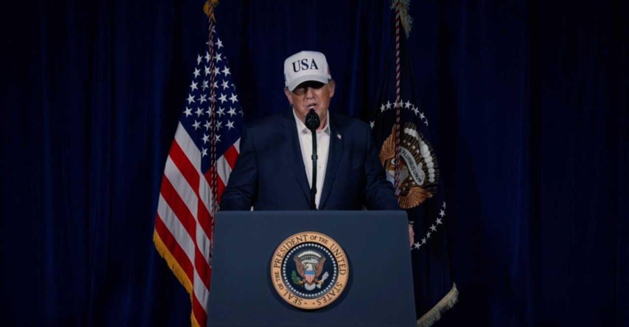 Donald Trump anuncia ataque conjunto contra Irán desde Estados Unidos