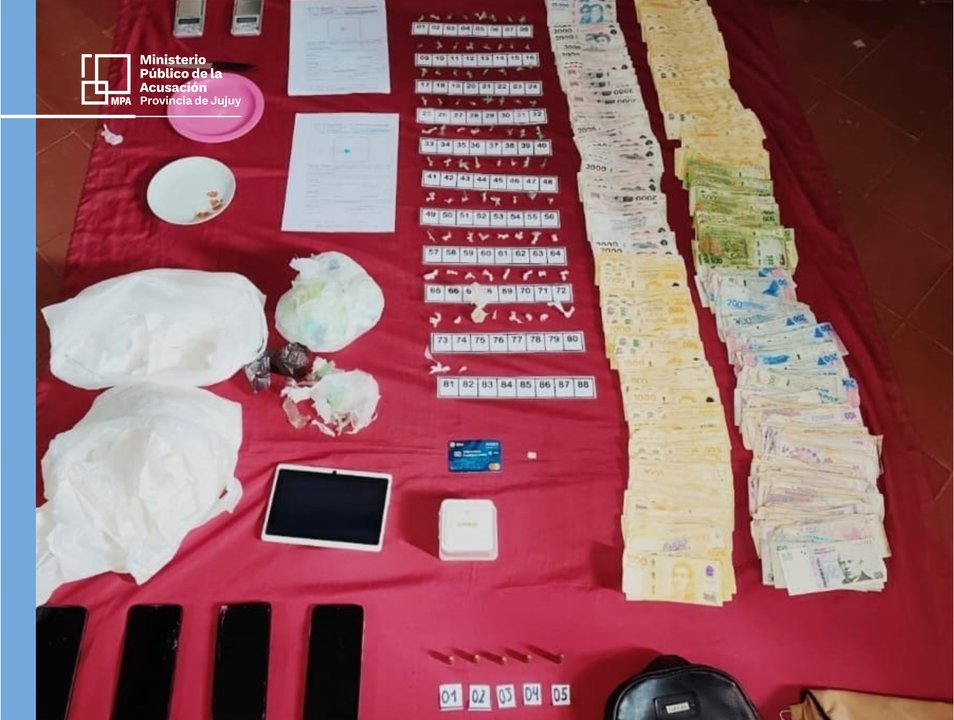 Operativo policial contra el narcomenudeo en Jujuy