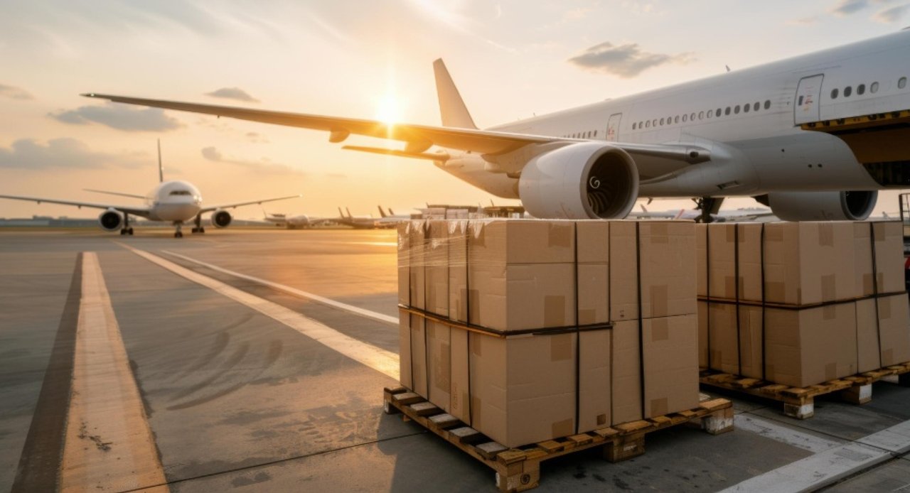 Operaciones de carga aérea en un aeropuerto de la región