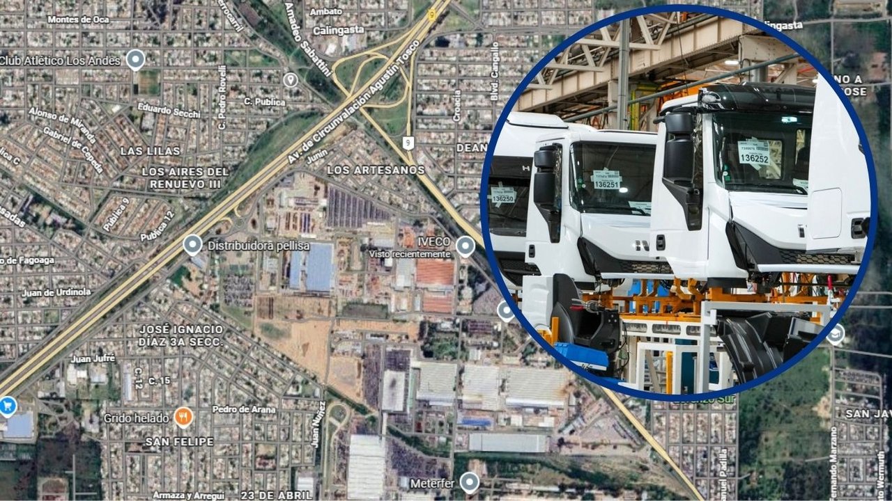 Línea de producción de camiones Iveco en Córdoba