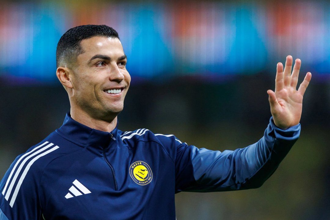 Cristiano Ronaldo en un partido con Al Nassr