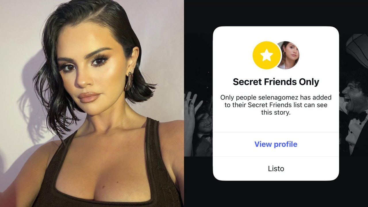 Selena Gomez promociona la función Amigos secretos de Instagram
