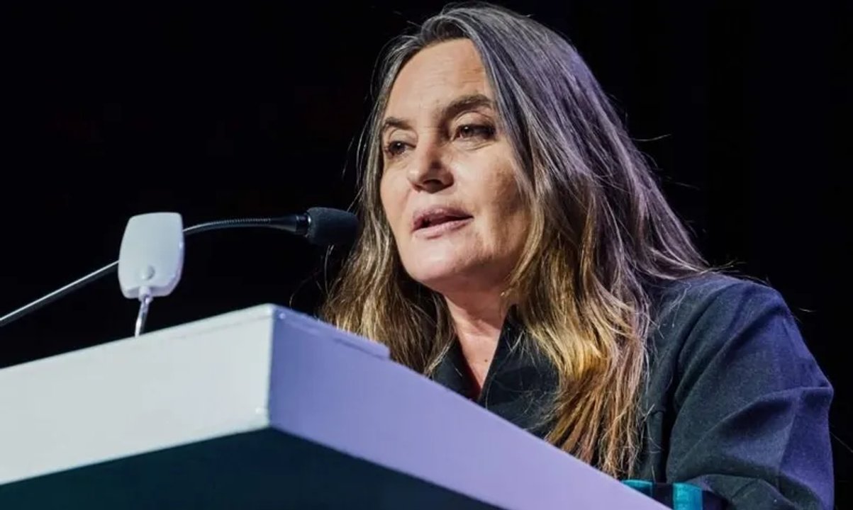 María Pía Astori durante el encuentro de la Fundación Mediterránea en Córdoba