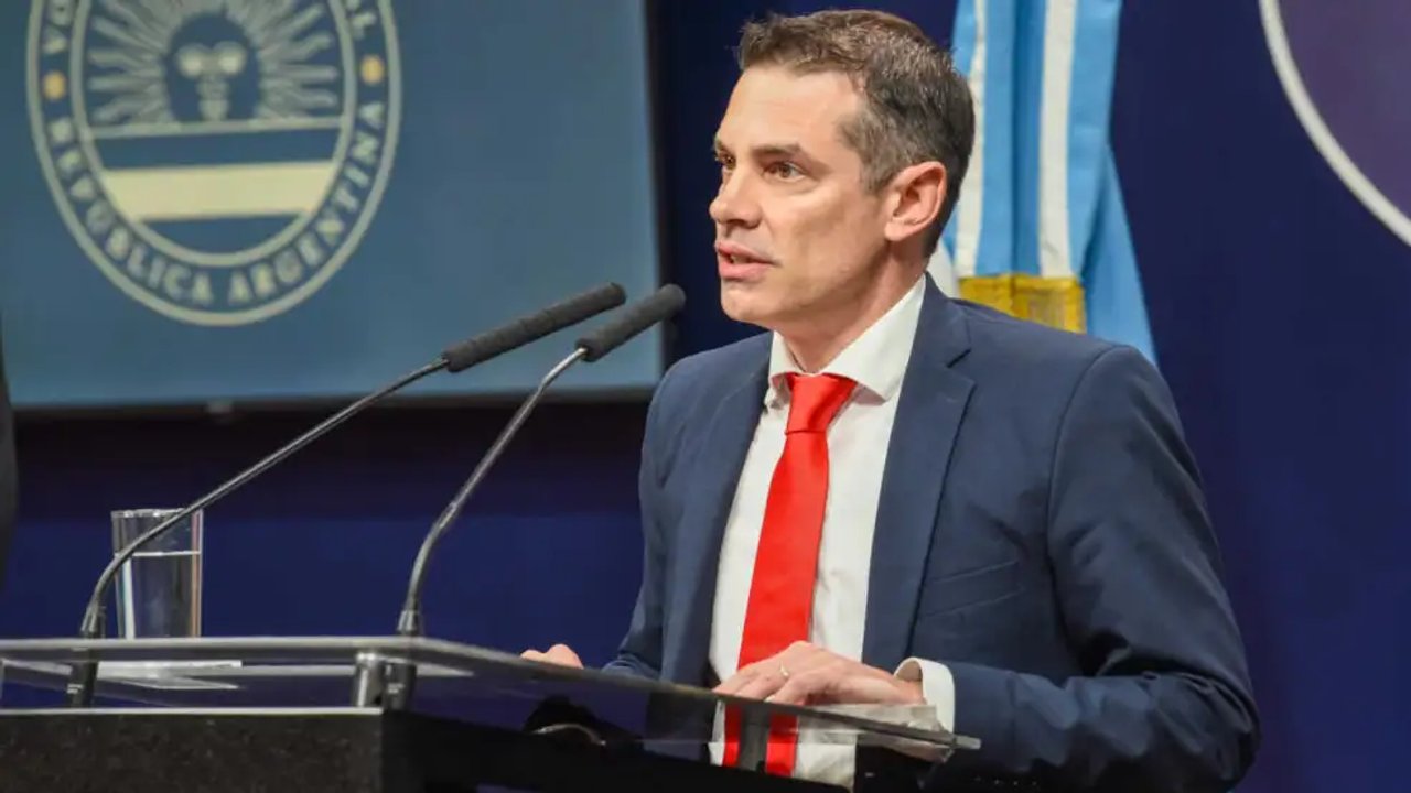 Sebastián Amerio durante una reunión virtual en el Consejo de la Magistratura