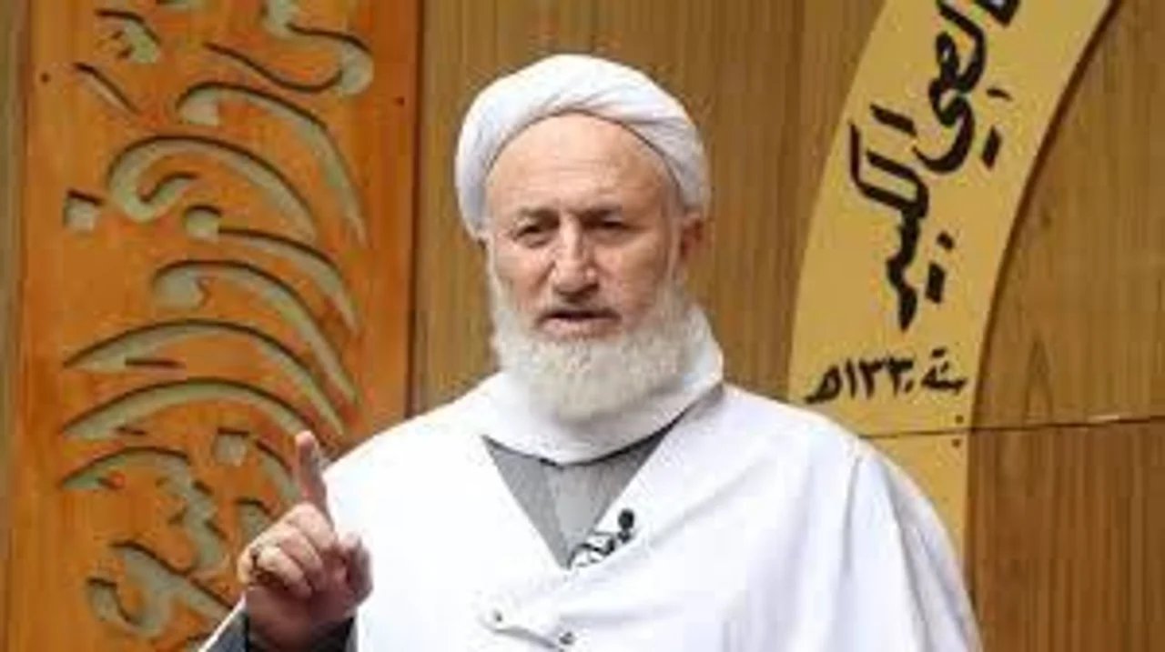 Ayatolá iraquí durante un acto religioso