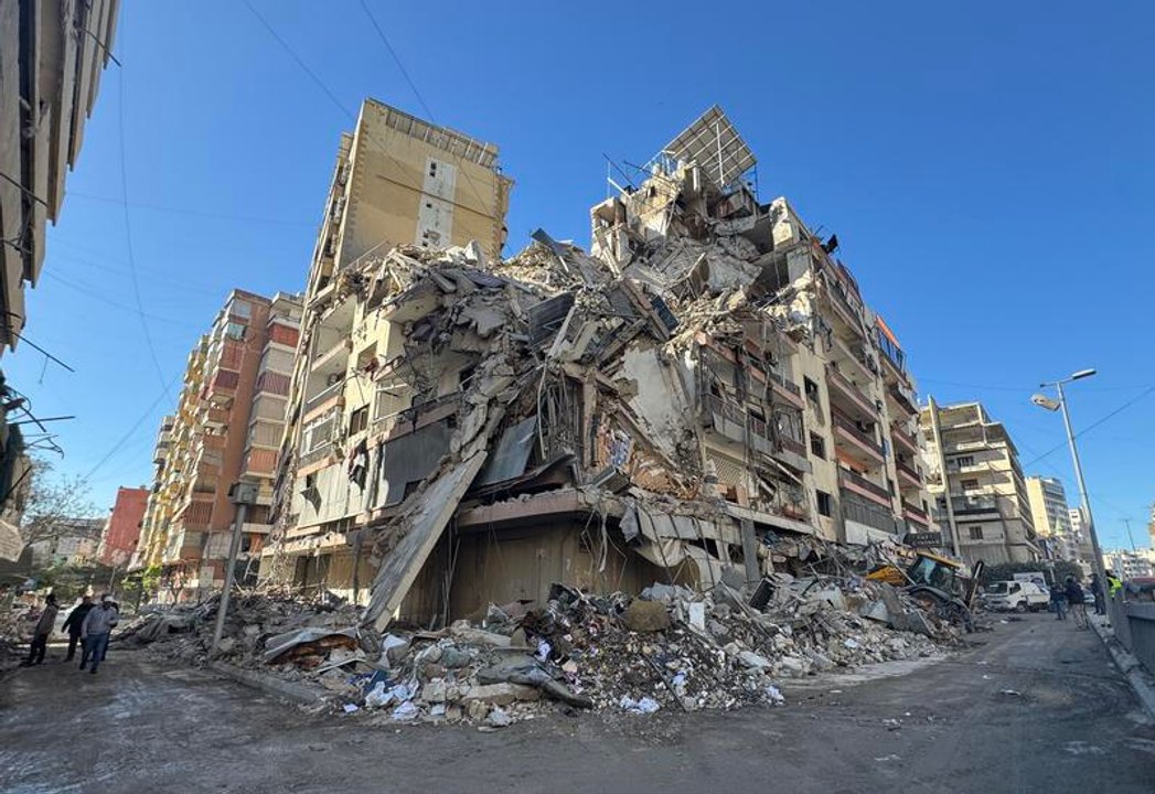 Daños en Líbano tras bombardeos israelíes
