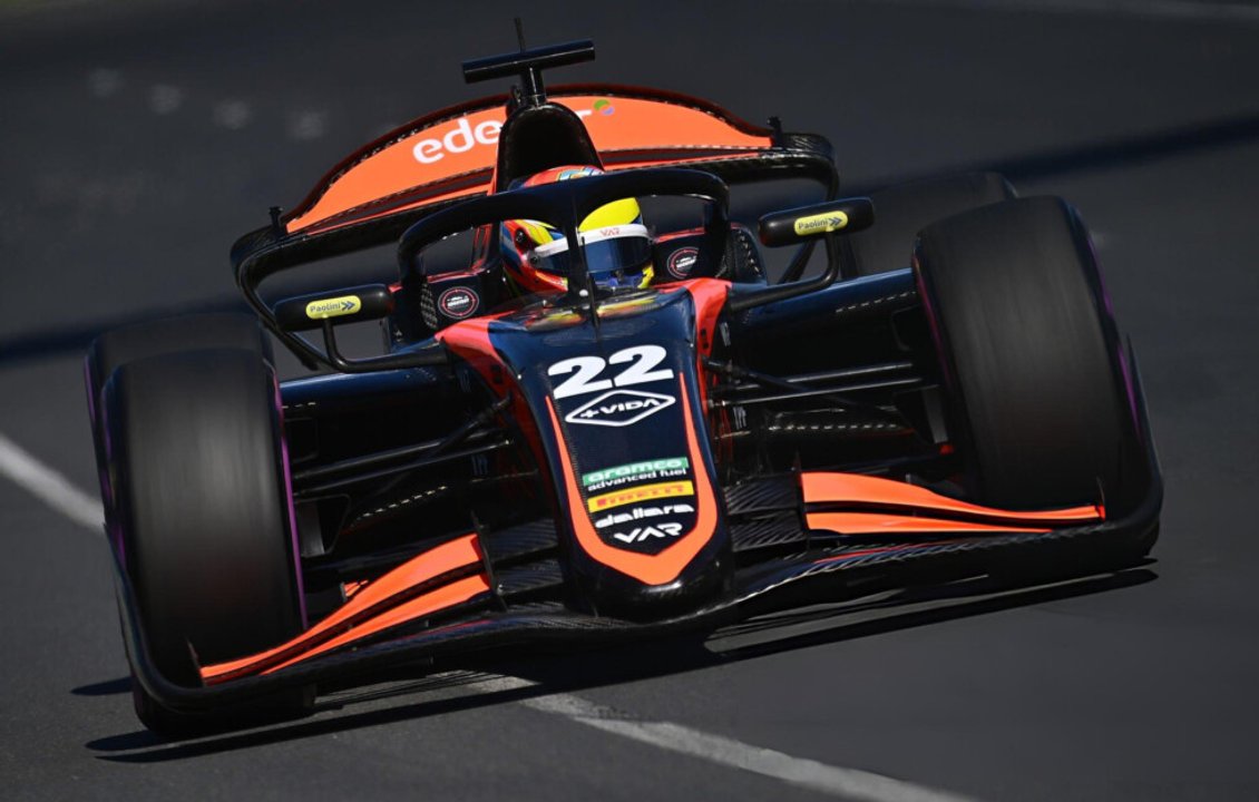 Nicolás Varrone en la Fórmula 2 durante el GP de Australia