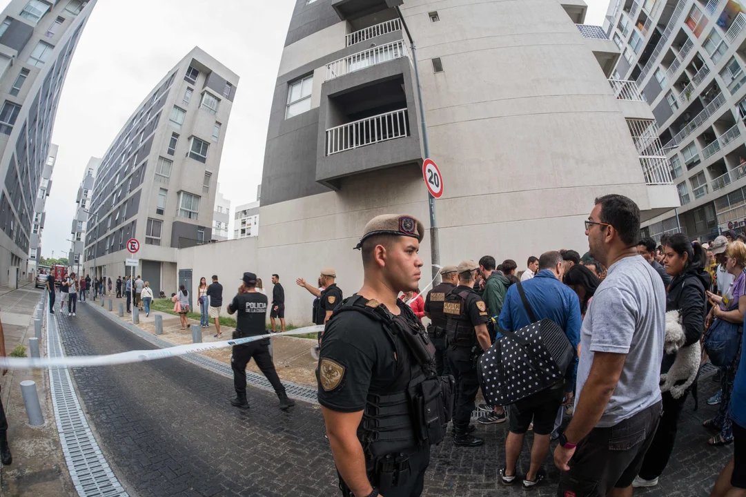 Operativo de seguridad en Estación Buenos Aires