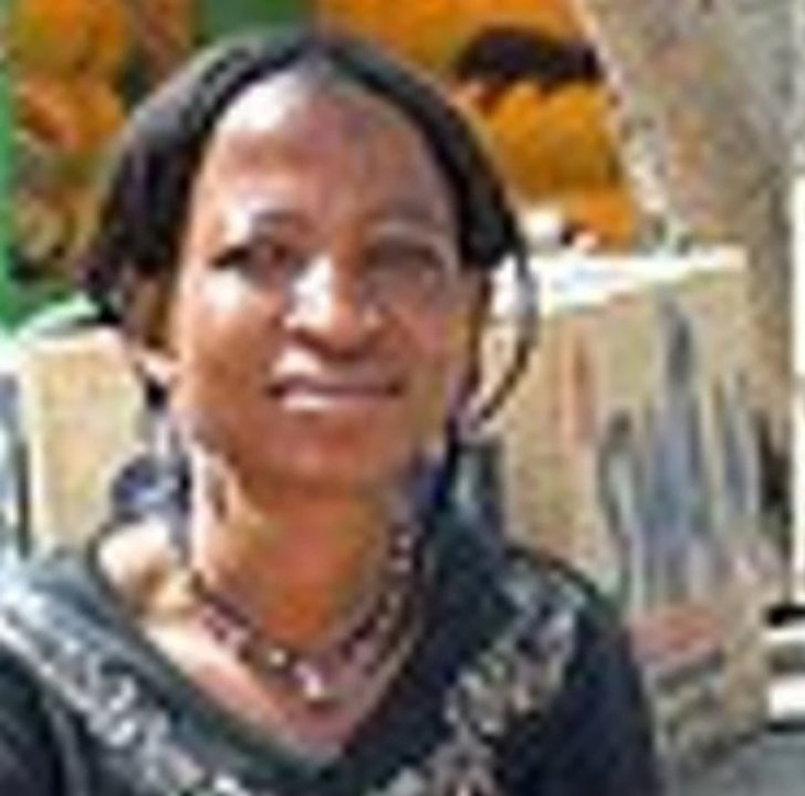 Retrato ilustrativo de Jummai Hassan, conocida como la bruja precoz en Nigeria