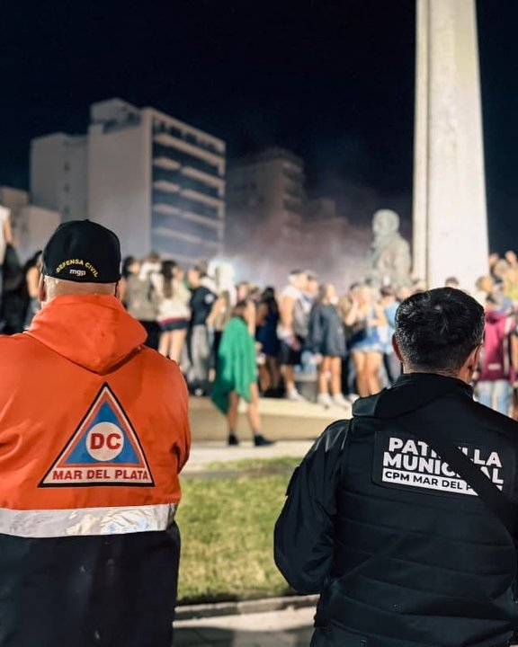 Operativos por festejos del UPD en Mar del Plata