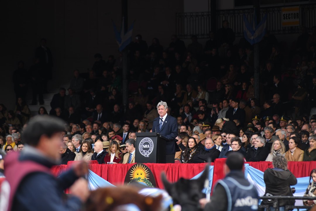 Nicolás Pino, presidente de la Sociedad Rural Argentina