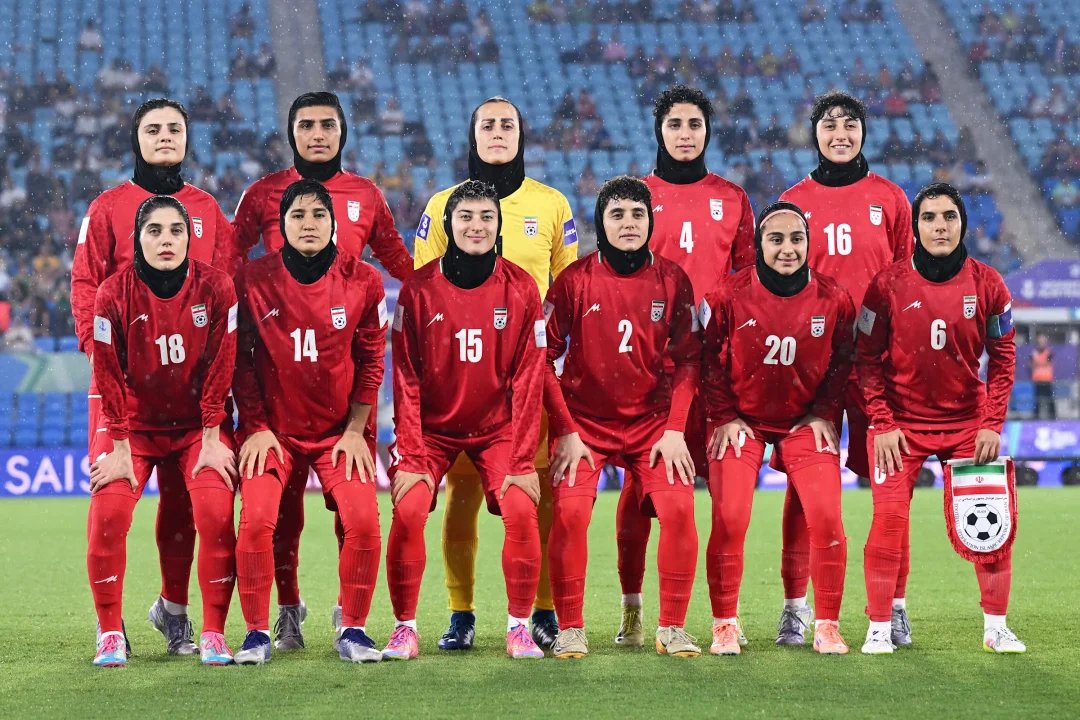 Jugadoras de la selección femenina de Irán en Australia