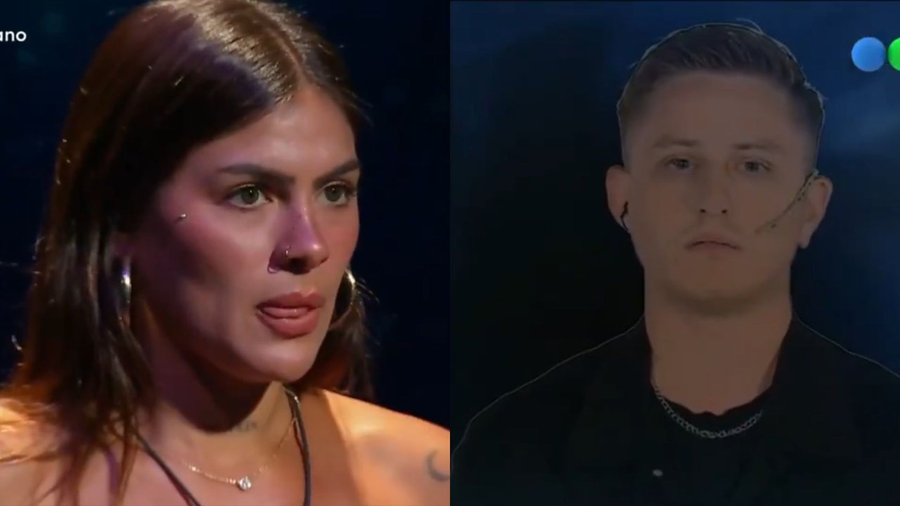 Luana Fernández durante el derecho a réplica en Gran Hermano