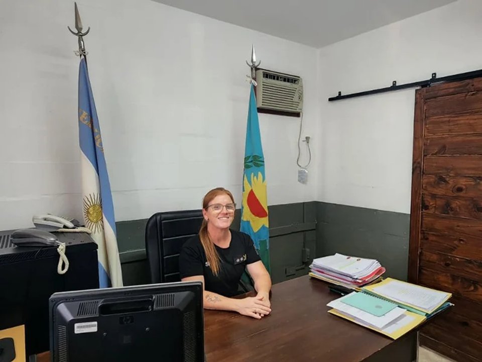 Acto de asunción de María Guadalupe Díaz en la Alcaidía Penitenciaria Batán