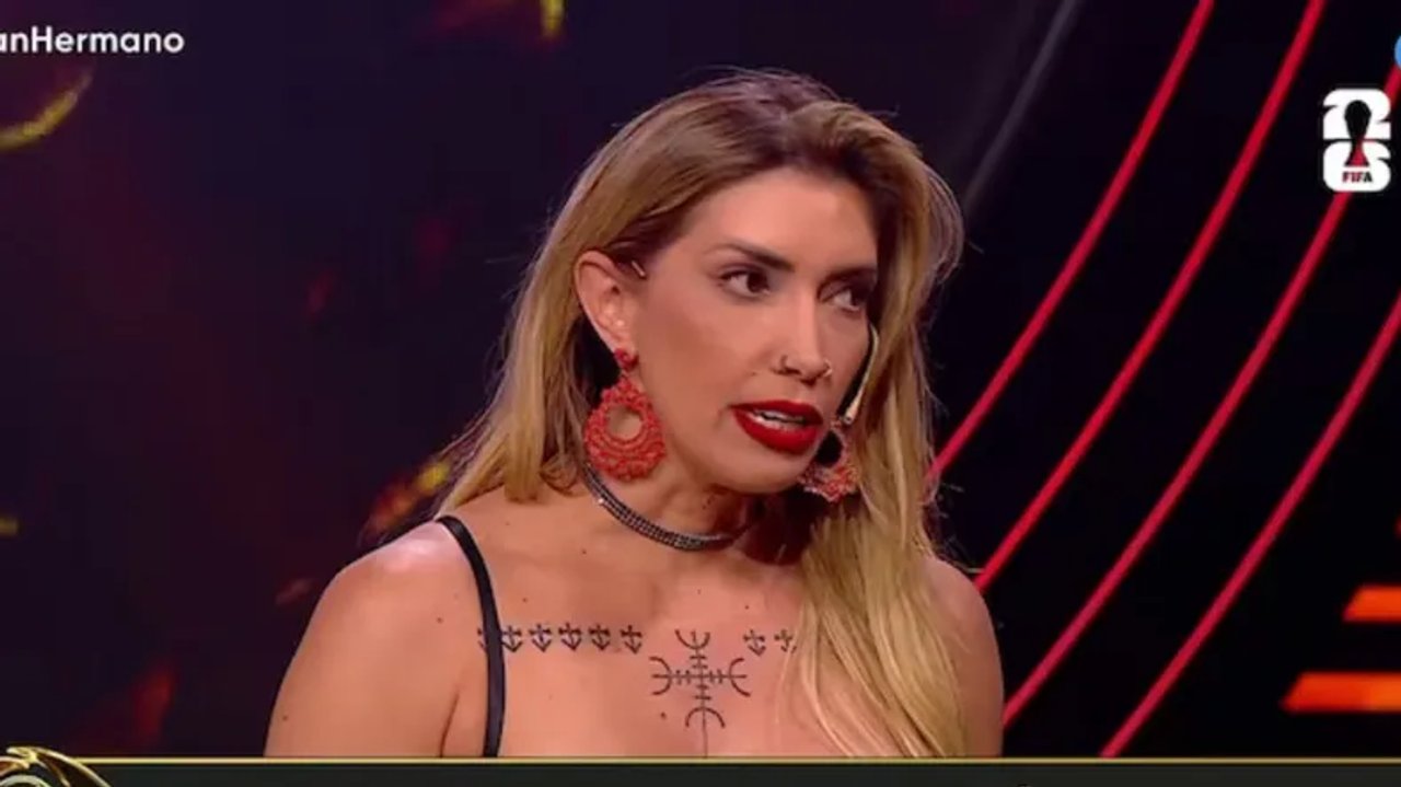 Carmiña Masi durante su participación en televisión